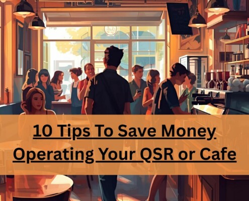 people are inside a cafe talking and drinking coffee