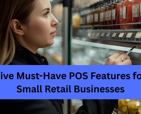 a woman looking at the grocery frozen section