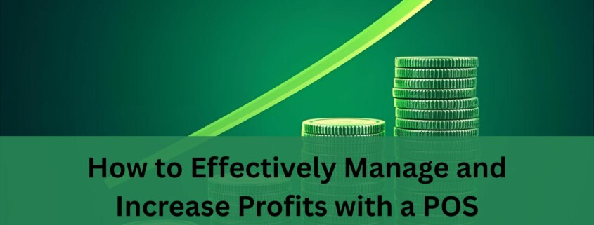 A green background with stacked coin columns rising in height from left to right. A bright upward arrow curves across the image to show growth