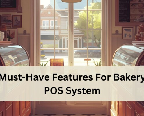 A cozy bakery interior with two curved display cases filled with pastries.