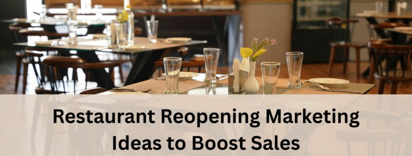 A clean and modern restaurant dining area with neatly arranged tables set with glasses, plates, and cutlery.