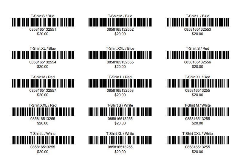 Barcode Label Template Free - Printable Templates