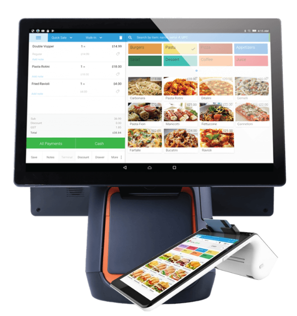 ehopper pos system for retail and restaurants